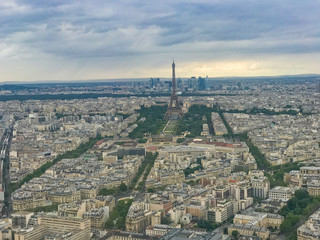 View of Paris seen from Tour Montpernasse