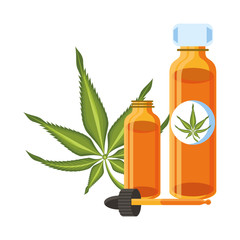 cannabis martihuana sativa hemp cartoon