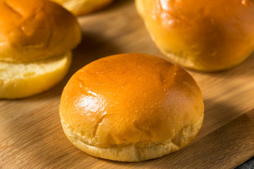 Homemade Sweet Brioche Hamburger Buns