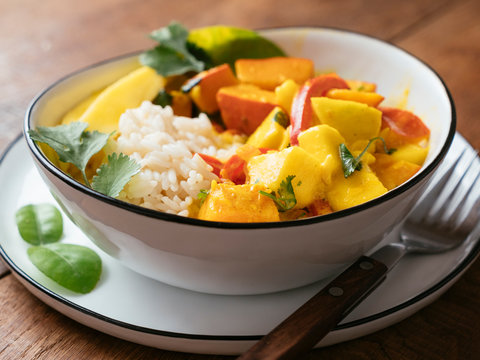 Thai Winter Squash, Mango Curry