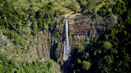 Diyaluma Falls Highest Waterfalls in Sri Lanka © glazunoff
