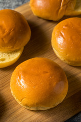Homemade Sweet Brioche Hamburger Buns