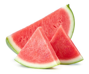 Watermelon slice isolated Clipping Path