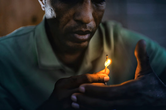 An African-American man