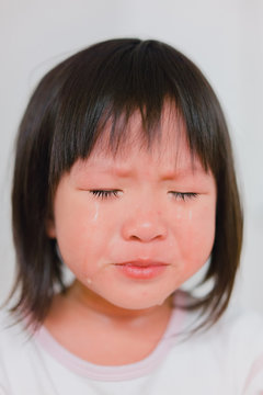 Portrait of crying child
