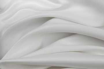 Naklejka premium Białe jedwabne linie