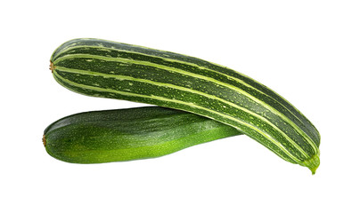 Zucchini isolated.