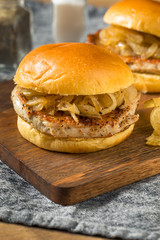 Homemade Chicago Pork Chop Sandwich