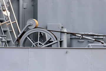 Mechanisms on board of the ship