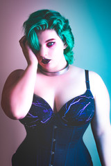 Portrait of a woman posing