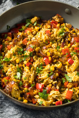 Homemade Organic Southwestern Egg Scramble