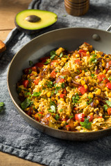 Homemade Organic Southwestern Egg Scramble