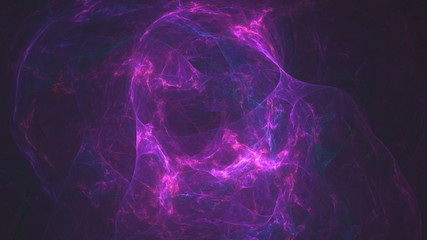 Abstract fractal light background. Digital 3d rendering backdrop.