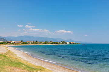 Fototapeta premium Seaside near Nafpaktos town, Greece