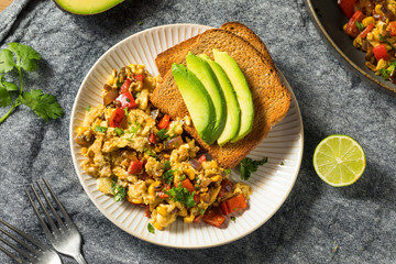 Homemade Organic Southwestern Egg Scramble