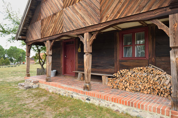 The Folk Culture Museum in Osiek by the river Notec, the open-air museum presents polish folk culture. Poland, Europe