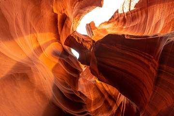 Photos Upper Antelope tourist canyon in the town of Page, Arizona. United States