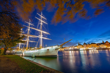 Stockholm City at night