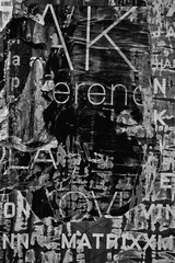 Dark black paper background creased crumpled blank posters old torn ripped surface grunge textures placard backdrop empty space for text