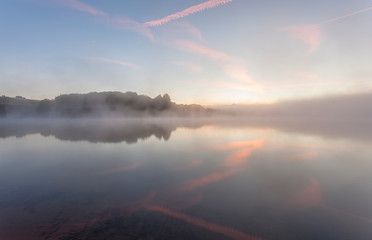 Fototapeta na wymiar Early Morning at Wimbleball Lake