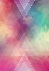 Poster Im Rahmen Flat vertical abstract gradient background with grunge texture © igor_shmel