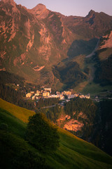 Area from Gourette and the Aubisque at summer., Pyrenees, France.