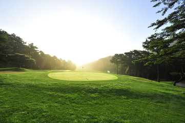 골프장.골프. 스포츠. 아침.풍경.새벽.안개. 신도시. 분양. 분양권. 