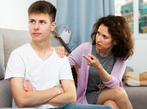 Serious Mother And Teenage Son Images â€“ Browse 505 Stock Photos, Vectors,  and Video | Adobe Stock