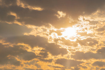 The clouds and the orange of the West 09