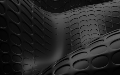 Surface rubber 3d abstract background,3d rendering 