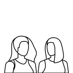 beautiful and young women characters