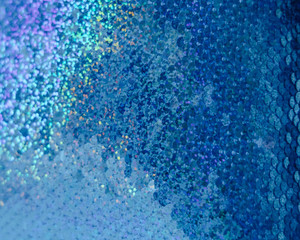 Obraz na płótnie Canvas abstract blue, purple and teal pattern sequenced textured pillow surface