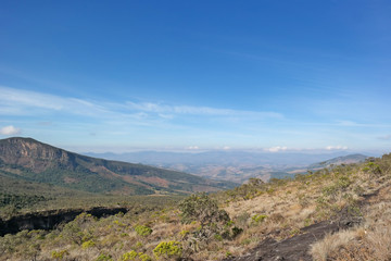 Fototapeta na wymiar Mountains and valley view