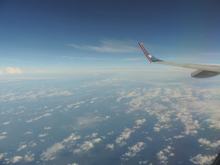 floresta amazônia vista de avião em altura de cruzeiro