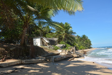 Obraz premium Beach House Hurricane