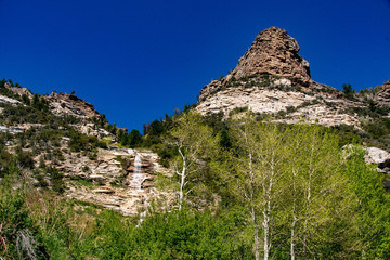 Seasonal Waterfall  in the Ruby Mountains