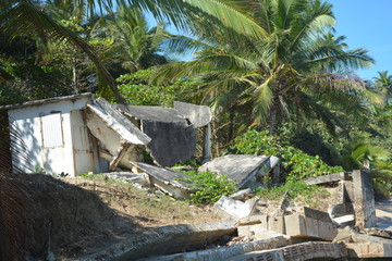 Beach House Hurricane Destroy