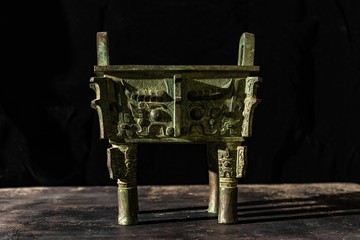 Ding, an ancient Chinese bronze ware