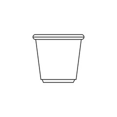 traditional chinese tea cup isolated icon