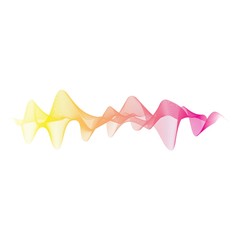 Wave line vector icon illustration