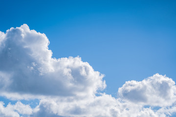 Naklejka na ściany i meble Blue Sky and clouds background; nature background