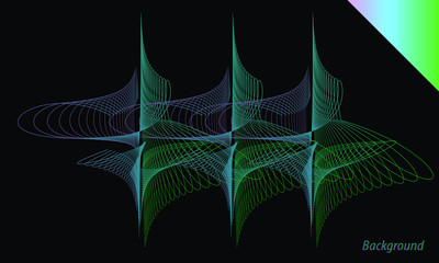 color geometric background, wallpaper. illustration- vector