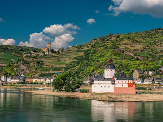 Fototapeta na wymiar Loreley Castle Rhine