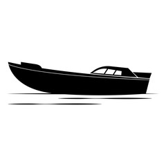Front view of a boat