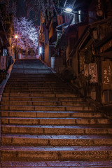 Fototapeta premium 京都府 産寧坂（三年坂） 桜