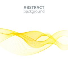 Abstract waves background. Transparent lines