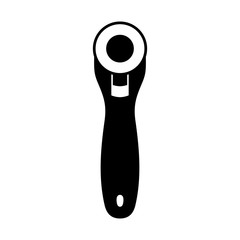 Rotating fabric circular disc cutter