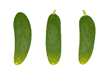 Set of cucumbers.