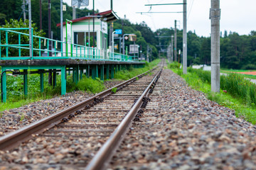 Fototapeta premium 無人駅 旅