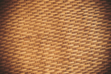 Bamboo weave together, utensils made of bamboo, wooden chairs, Vintage concert